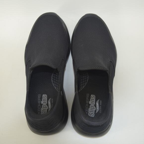 Skechers Black Go Walk Mens Arch Fit Casual Sneakers Size 10 - Picture 8 of 14